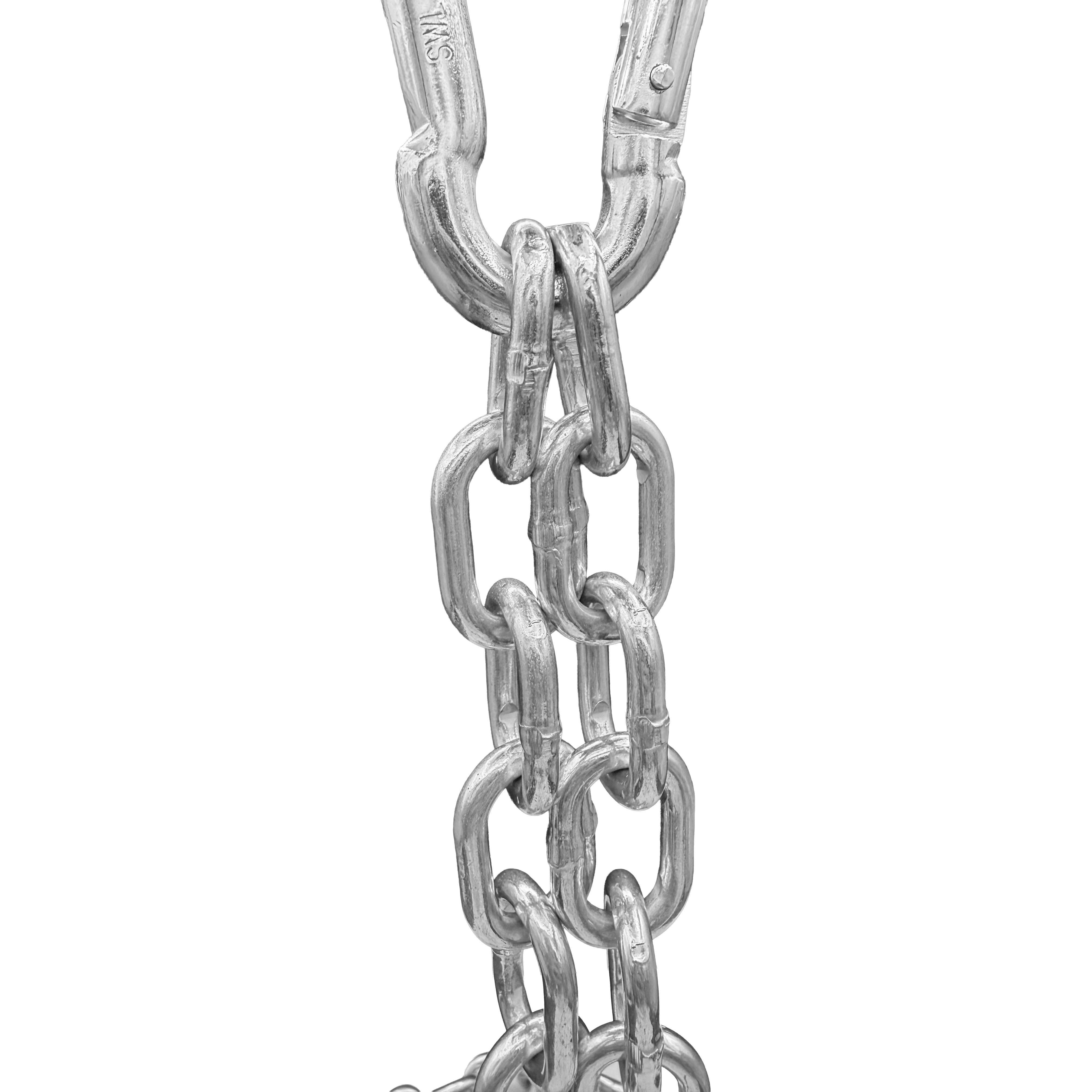 Peerless Chain 2/0 Passing Link Chain, 10 Ft, Zinc Plated, #4757210