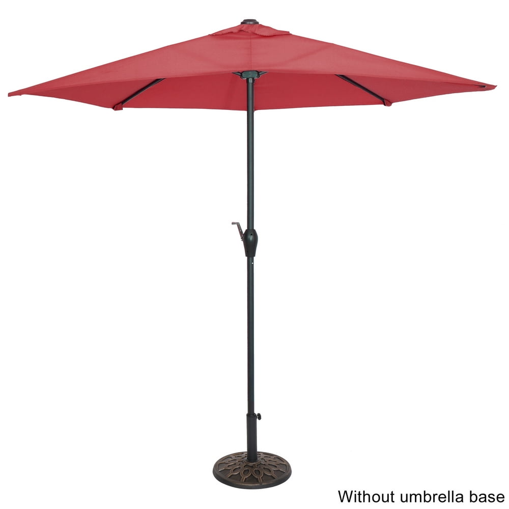 Kepooman 9Ft Half Round Umbrella, Waterproof Patio Wall Balcony Door Window Sun Shade, Without Base, Wine Red Kepooman 9Ft Half Round Umbrella, Waterproof Patio Wall Balcony Door Window Sun Shade, Without Base, Wine Red