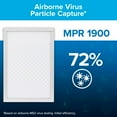 thumbnail image 2 of Filtrete 20x25x1 Air Filter, MPR 1900, MERV 13, Healthy Living Ultimate Allergen 3-Month Pleated 1-Inch Air Filters, 2 Filters, 2 of 7