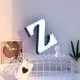 thumbnail image 4 of Lámpara LED de plástico con 26 letras del alfabeto inglés, luz decorativa con forma de letra para cumpleaños, propuesta de confesión, luz blanca, 4 of 8