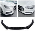 thumbnail image 3 of 3 Pcs Glossy Black Front Bumper Lip Splitter Kit, Sporty Appearance, Replacement for S4 B9 line 2017 to 2019, Designed to Add a Dynamic Style for Improved Aerodynamics, 3 of 7