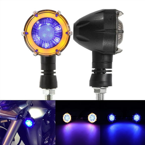 2XLED Turn Light With Ring Flowing Flashing LED Light for Honda Rebel 500 CMX500
