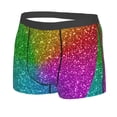 thumbnail image 2 of Disketp Colorful Glitter Men'S Boxer Briefs,Soft And Breathable Cotton Underwear With Comfortflex Waistband, 2 of 8