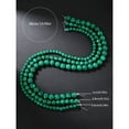 thumbnail image 5 of Necvior User Friendly Green Stone Beads Smooth Round Beads For Bracelet Necklace Making, 5 of 10