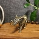 thumbnail image 5 of Elefante de latón, cobre, pequeño adorno, mini elefante, decoración, pequeño elefante, 5 of 5
