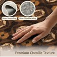 thumbnail image 6 of ODIKA 9'x12' Washable Area Rug Throw Layout Tone Geometric Featuring Symmetrical Door Large for Dining Room, Basement, Office, Non-Slip Chair-Friendly, 6 of 7