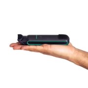 mowbie Beard Trimmer, Male Hair Trimmer & Clipper, Waterproof, Green LED