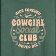 thumbnail image 3 of Instant Message - Cowgirl Social Club - Women's Lightweight French Terry Long Sleeve Shirt, 3 of 6
