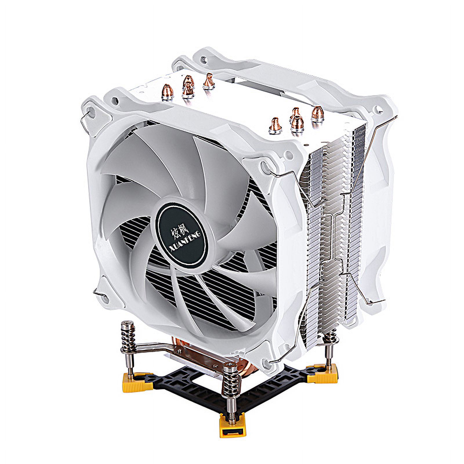 PC Radiator Air-cooled 120mm 4/6 Tower style Heat Pipe Efficient CPU Cooler Fan Installing LGA775 115x 1200 1700 1356 i3 i5 i7