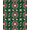 Green, Pattern 3, variant on ODIKA 2'x3' Machine Washable Non-Slip Area Rug, Holly Berry Wreath Design Christmas with Seasonal Evergreen Accents High Traffic Rug, Black, 632171