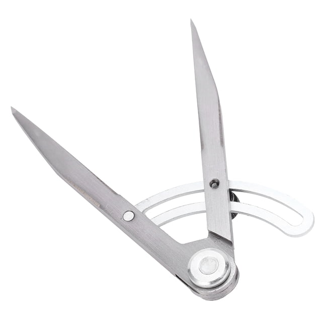 Leather Edge Line Tool, Steel Wing Divider Cone Gauge Stainless Steel Practical Convenient For Steel Plastic Wood Leather For Grooving Drawing Edges