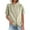 Khaki, variant on QINGFSAP Short Sleeve Tops for Women Loose Vintage Button Down Shirt Dressy Casual Summer Tunic Blouse