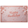 thumbnail image 3 of Soft Pink Birthday Banner Pastel Balloons Decorative Backdrop for Kids Celebration Indoor Party Photo Shoot, 3 of 8