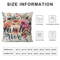 thumbnail image 6 of Nawypu Themed Pillowcase Decorations for Home, Grandma I Love You Rustic with Watercolor Floral Decorative Throw Pillow Cover, Grandma Gifts White, 6 of 6
