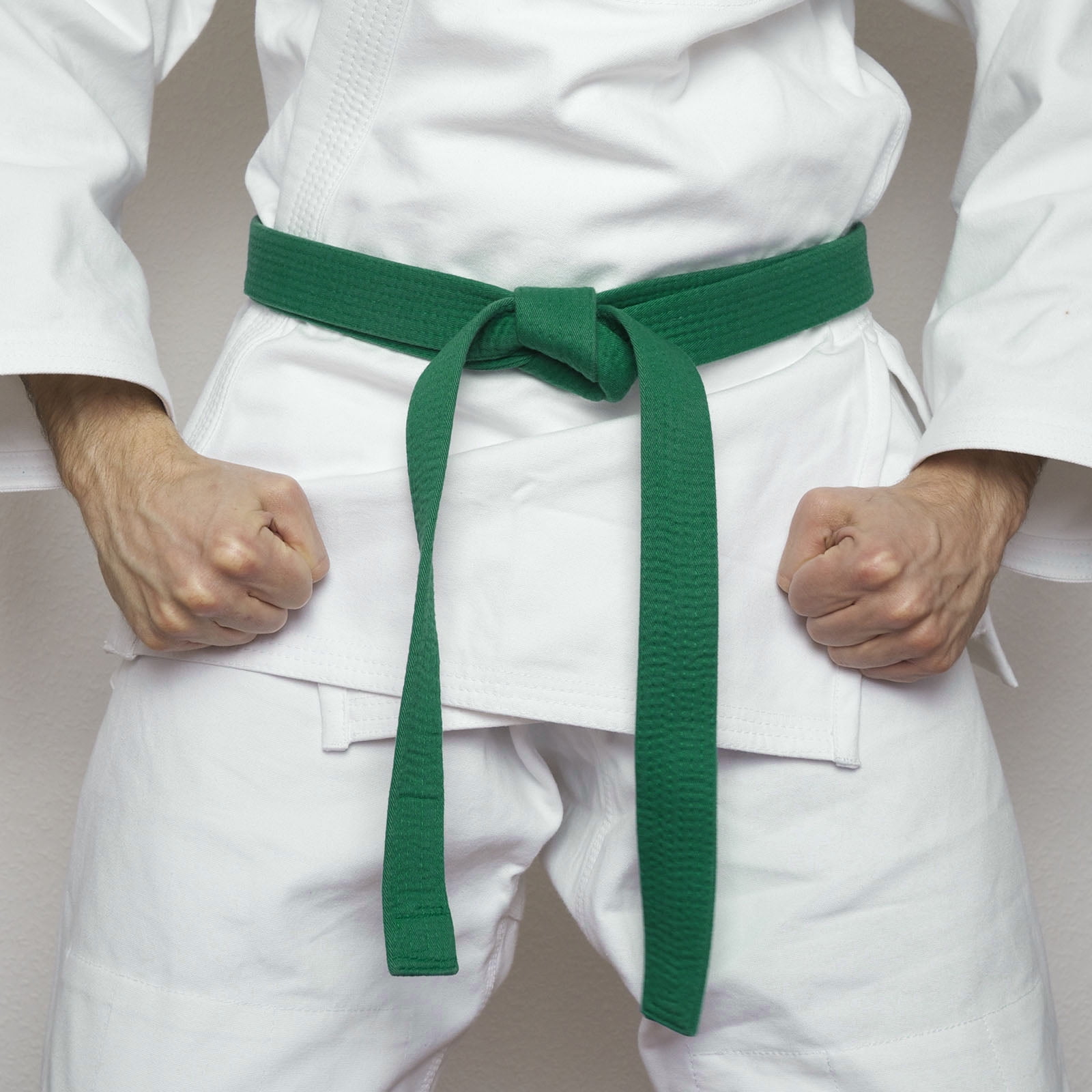 Unique Bargains 1.5 x5.2Ft 1.6m Polyester Taekwondo Colored Ranking Belt Polyester Martial Arts Judo Karate Belt Green Walmart