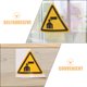 thumbnail image 4 of 4 pegatinas de advertencia de PVC "Cuidado con la cabeza", triángulos de colores brillantes, señales de seguridad adhesivas para maquinaria y equipo, para evitar colisiones en la cabeza., 4 of 8