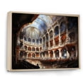 thumbnail image 2 of Designart "Melodic Masterpiece Concert Halls wall decor IV" Architecture Floater Framed Wall Art Print, 2 of 7