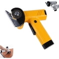 thumbnail image 1 of Rechargeable High-Speed Cardboard Cutter, Cordless Electric Scissors with LED Light, Cordless Box Cutter with 2 Blades, Quiet & Low Vibration, for Carpets, Fabric, Leather Cutting (Orange), 1 of 8