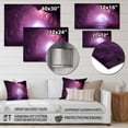 thumbnail image 4 of Designart "Misty Purple Tunnel in Grays" Tunnels Metal Art Print, 4 of 5