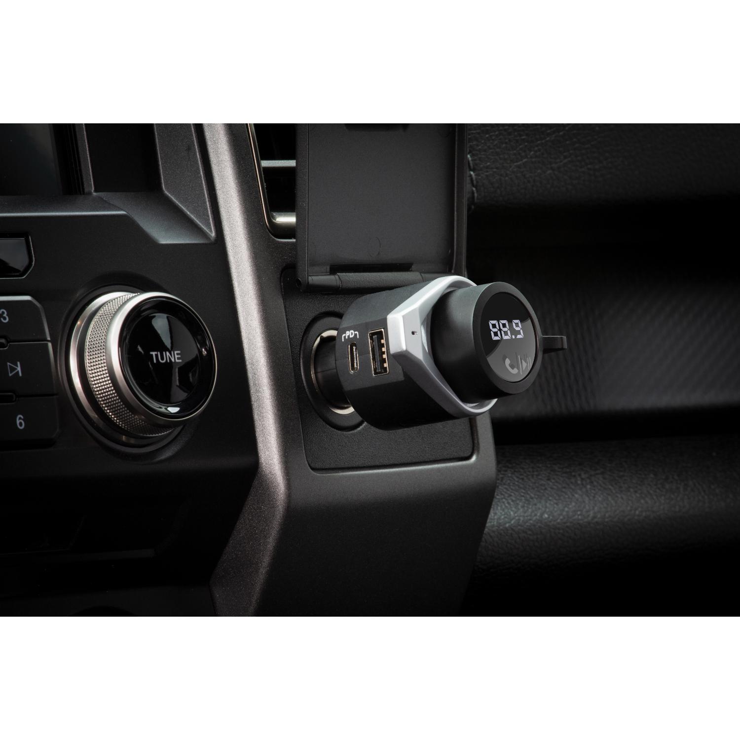Scosche BTFMPD3SR Bluetooth FM Transmitter, USB-C photo 5