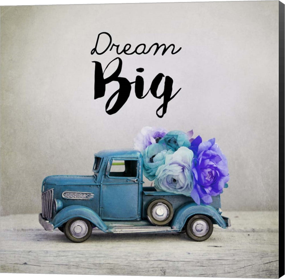 big blue toy truck