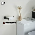 thumbnail image 3 of Double Towel Bar Matte Stainless Steel Bath Towel Rack for Bathroom Towel Holder Wall Mount Total Length TBLPB, 3 of 8