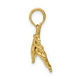 thumbnail image 2 of FB Jewels 14K Yellow Gold Polished Open-Backed Crab Pendant, 2 of 3