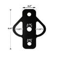 thumbnail image 6 of 3-Way Trailer Hitch Adapter with Bolt for ATV Lawn Mower Golf Cart Yard Cart Garden Tractor Flat Towing Ball Mount, 6 of 6
