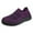 Purple, variant on Fashion Spring And Summer Women Sports Shoes Flat Bottom Lightweight Slip On Fly Woven Mesh Breathable Comfortable Solid Color Casual Walking Shoes Women Sock Sneakers Pull-on Daily Shoes