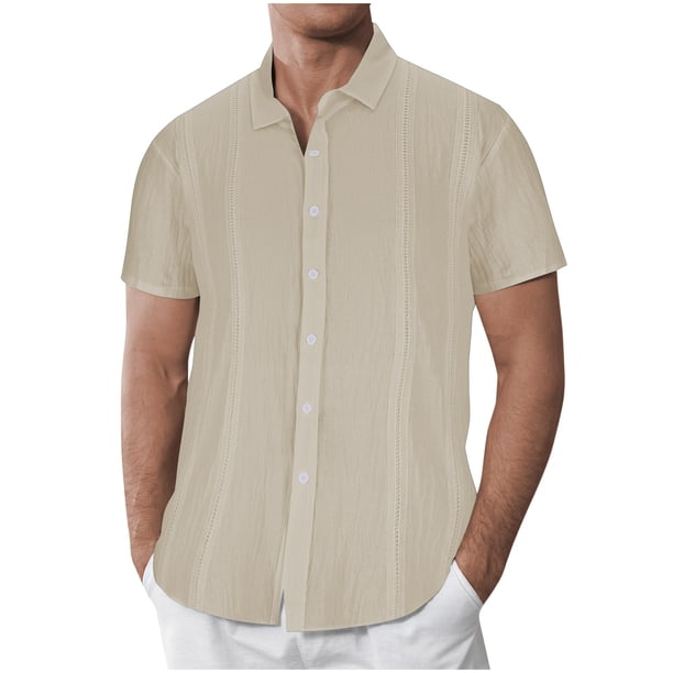 pstuiky camisetas de hombre, Blusas y camisas de manga corta con cuello redondo y empalme irregular para hombre ropa de hombre m