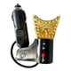 thumbnail image 2 of Quemador de incienso eléctrico para coche, difusor de aroma metálico único para coche. Oro, 2 of 7