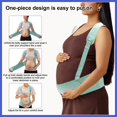 thumbnail image 5 of Vocoste Pregnancy Belly Band, Belly Support Bands, Belly Bands for Pregnant Women, Maternity Belly Band with Adjustable Straps, X-Large, Green, 5 of 7