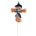 thumbnail image 2 of Konghyp Halloween Pumpkin Scarecrow Doll Garden Decoration, Witch Prop for Outdoor Festivities, Unique Fall Decor for Parties and Events, Eye-catching Festival Decoration Supplies, 2 of 8