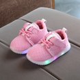 thumbnail image 2 of Ketyyh-chn99 Girls Boys Light Up Shoes Lights Running Shoes Slip On Breathable Lightweight Sneakers Tenning Walking Back to School Shoes (Toddler to Little Kid) for 2-2.5Years,Pink, 2 of 5