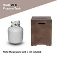 thumbnail image 3 of COSIEST Outdoor Hideaway Square Concrete Tank Table for Gas Fire Pits, 3 of 6