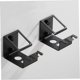 thumbnail image 5 of FENGGUIQU 2Ud Organizador De Cepillos De Negro Con Montaje En Pared Sin Perforaciones, 5 of 8