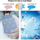 thumbnail image 3 of Mini Hot Water Bottle with Cover, Sturdy Hot Water Bottle Thick and Luxurious Cover Removable and Washable Fast Pain Relief and Comfort(Blue), 3 of 5