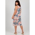 thumbnail image 2 of Avenue Women's Plus Size Knit Gauze Cascade Dress, 2 of 2