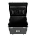 thumbnail image 6 of Aluminum Alloy File Lock Box, Hand pull File Case Locking Mobile Business Box 2 Wheels, 6 of 11