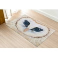thumbnail image 6 of Farmhouse Rugs, Owl Lover Gift Rugs, Animal Rugs, Owl Painting Rug, Bathroom Rug, Living Room Rugs, Abstract Owl Rug, Front Door Rugs, 2'x3' - 60x90 cm, 6 of 8