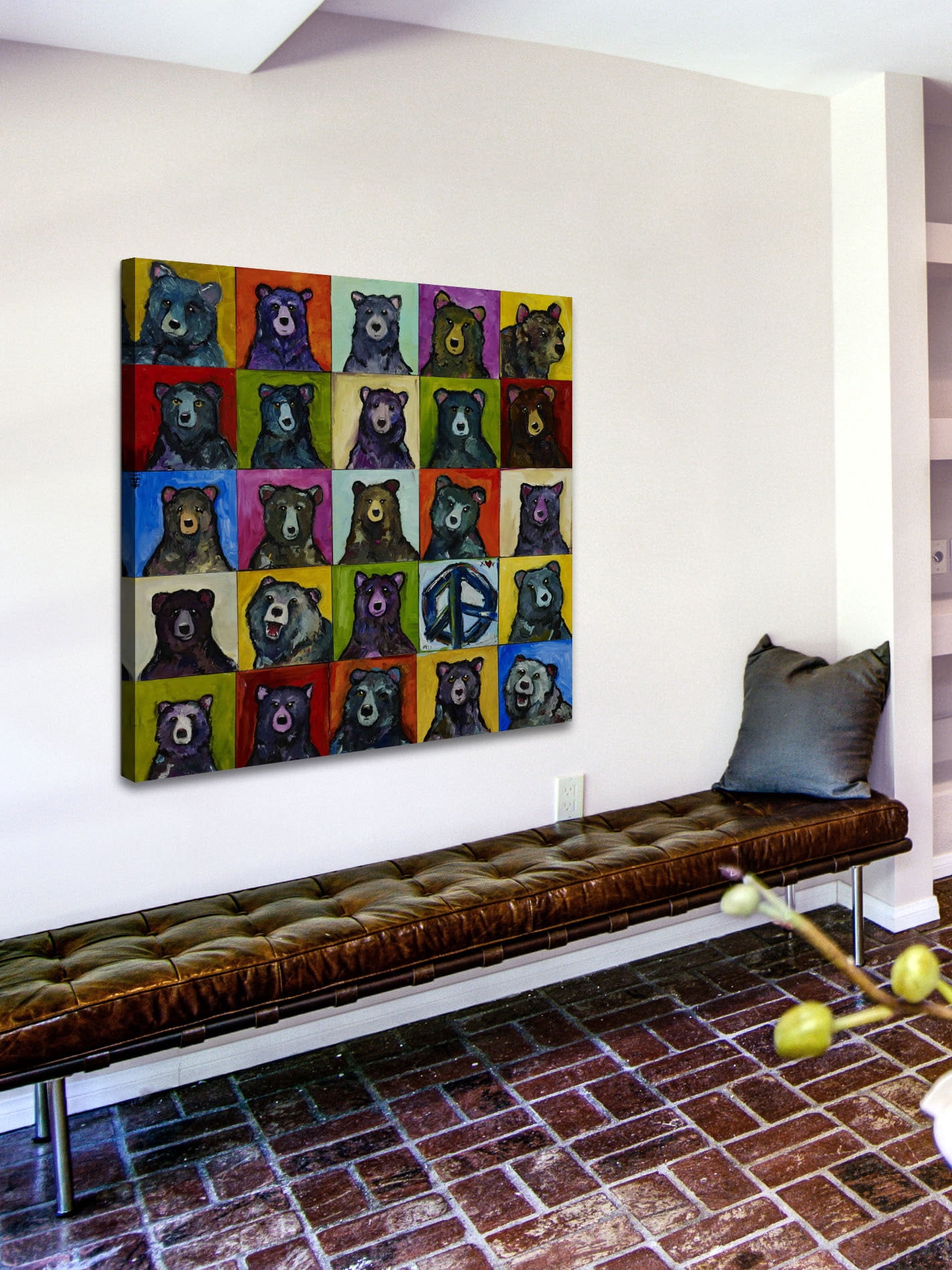 Marmont Hill "Da Bears" by Tori Campisi Painting Print on Canvas