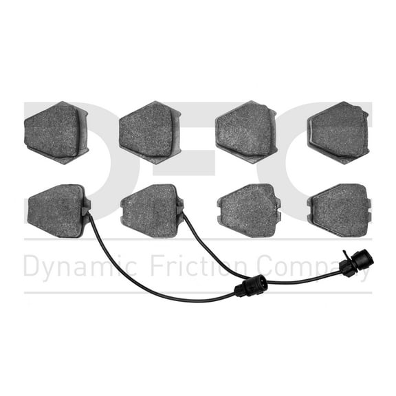 Dynamic Friction Company 5000 Euro Ceramic Brake Pads 1600-0839-10-Front Set For 2000 Audi A8, 2000-2003 Audi A8 Quattro