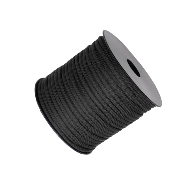 ziyahi Paracorde de Camping Multifonction 4 mm Cordon de Parachute pour Randonnée Voyage Survie Vert Noir 50 m