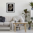 thumbnail image 3 of Stupell Industries Glam Pale Yellow Roses Cluster Black Framed Print Under Glass, 13 x 16, by Carl Kravats, 3 of 8