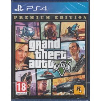 Brand New GTA 5 Grand Theft Auto V Premium Online Edition PS4