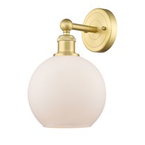 Innovations Lighting 616-1W-13-8 Athens Sconce Athens 13" Tall Wall Sconce - Satin Gold /