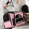 thumbnail image 3 of Soft-Sided Cat/Dog/Pet Carrier,Collapsible Pets Travel Carriers for Big Cats/Small Dogs with Shoulder Strap & Removable Mat,Mesh Puppy Carry Bag,Up to 16 Lbs(10"×11"×17",Gray), 3 of 6