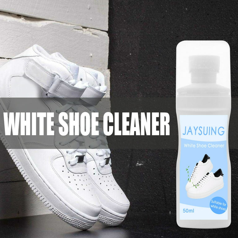 White Shoe Cleaner,Shoe Cleaner Foam,Shoe Cleaner Sneakers Kit fo for  Shoes, Boots, Handbags, Car Upholstery, Furniture- Removes Surface Dirt,  Grime