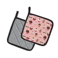 thumbnail image 2 of Caroline's Treasures Cupcakes on Pink Pair of Pot Holders, 2 of 3