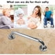 thumbnail image 2 of Barra de apoyo para baño, manija de seguridad de acero inoxidable para niños, ancianos y discapacitados, manija de soporte antideslizante para montaje en pared, ahorro de espacio para baño, cocina,, 2 of 5